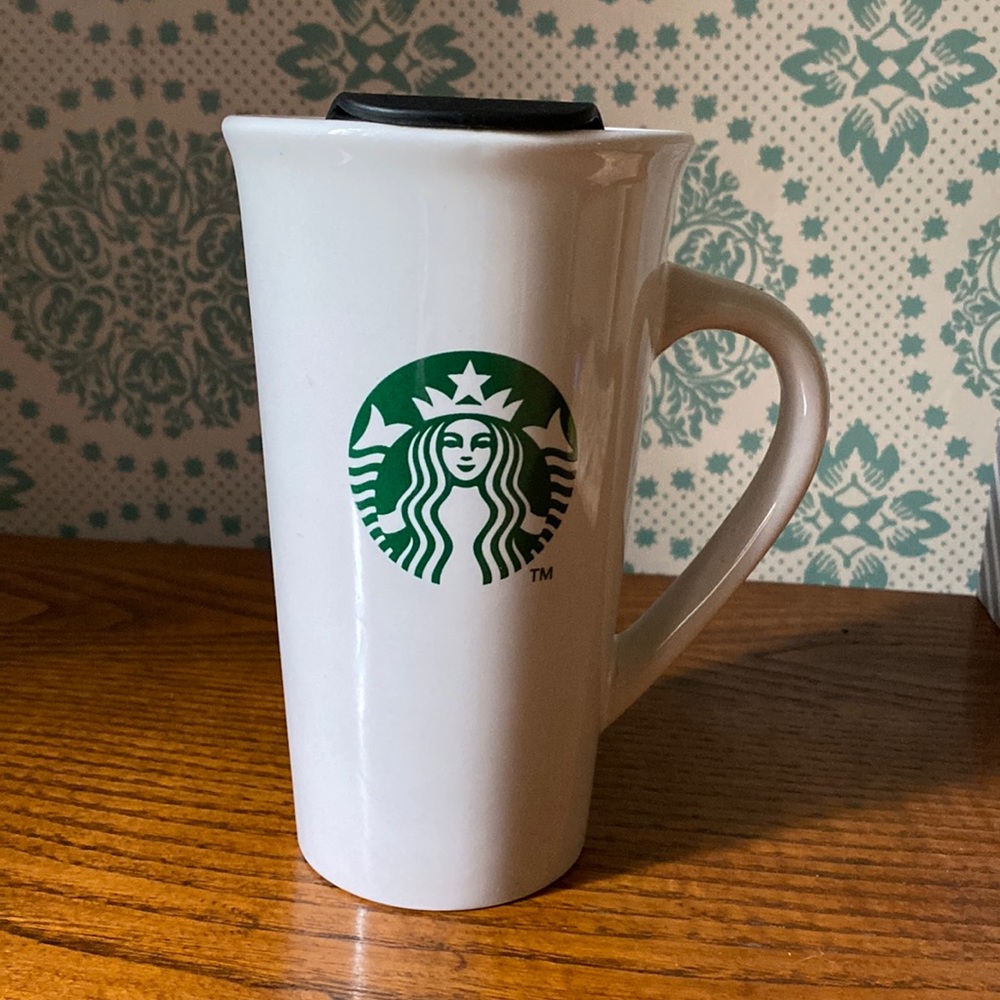 Starbucks Mug with handle and Lid, 16 oz.